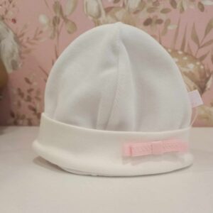 Gorro Laminado Romantic Br/Rosa