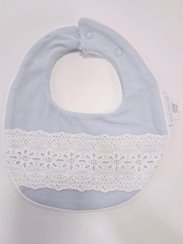 Babete " Glamour Azul"