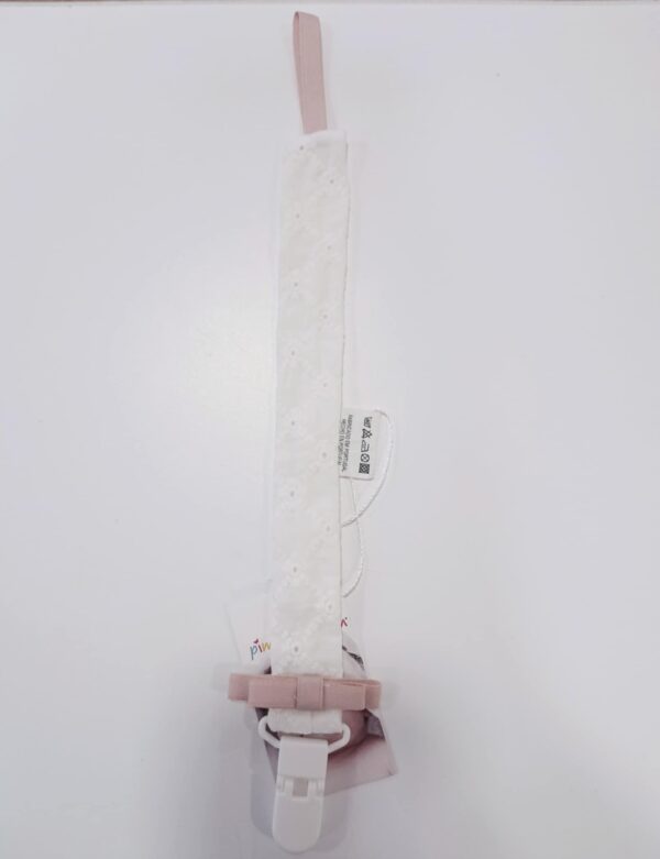 Suporte de Chupeta " Romantic Bege/Rs Velho"