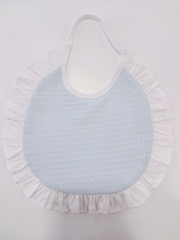 Babete " Favos Azul "