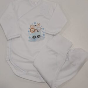 Conjunto Body com Collant Interior “Amiguinhos da Selva ”