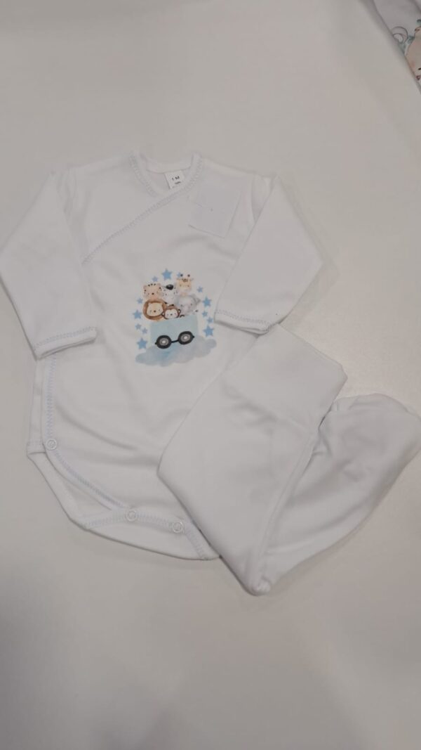 Conjunto Body com Collant Interior “Amiguinhos da Selva ”