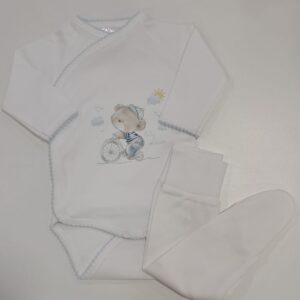 Conjunto Body e Collant " Ciclista Azul "