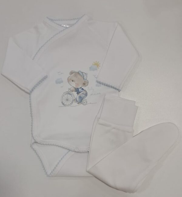 Conjunto Body e Collant " Ciclista Azul "