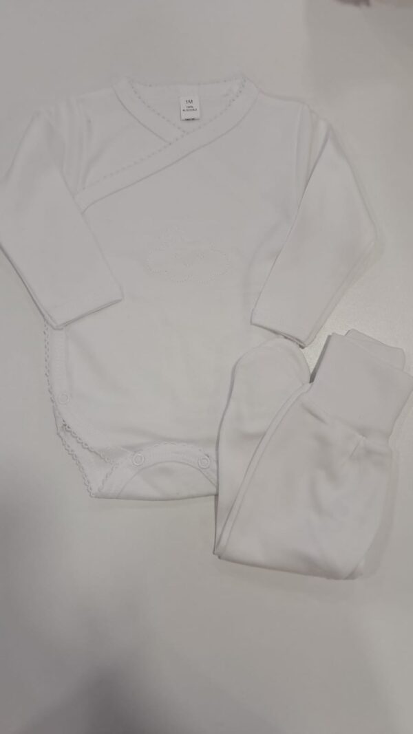 Conjunto Body e Collant " Nuvem "