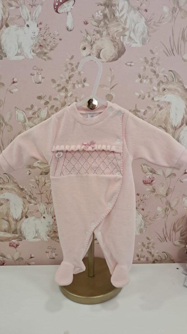 Babygrow " Favinhos " Rosa Velho