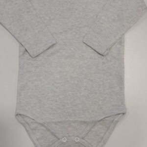 Body Básico Liso Cinza