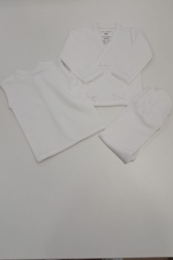 Conjunto 3 peças interior Branco