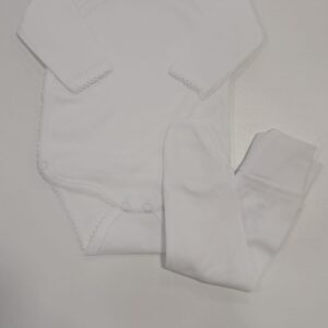 Conjunto Body e Collant Interior Branco