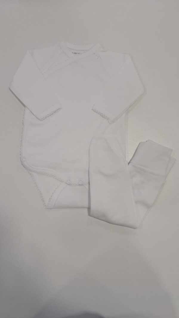 Conjunto Body e Collant Interior Branco