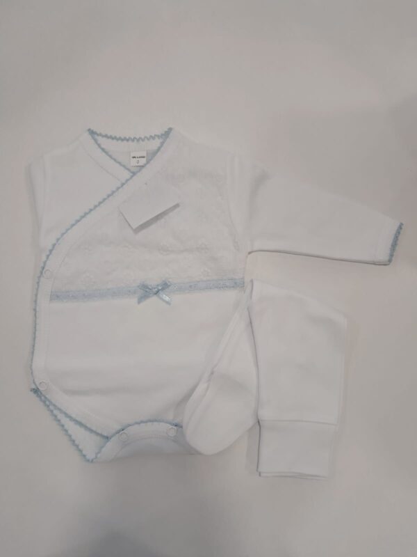 Conjunto Body com Collant Interior “Bordado Inglês”