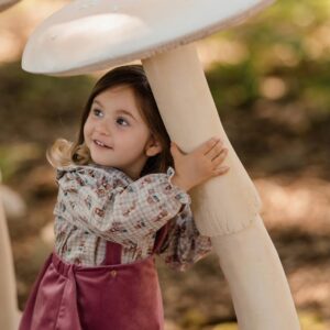 Camisa com Jardineira Saia " Winter "