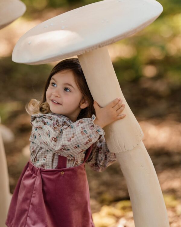 Camisa com Jardineira Saia " Winter "