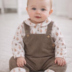 Jardineira Calça com Camisa " Bear "