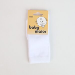 Meias Perna Alta Lisa Recém Nascido